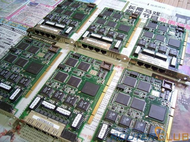 LSI LOGIC出品，Cabletron DE500B PCI 64位 10/100M 四口网卡，泰国产MADE IN Thailand